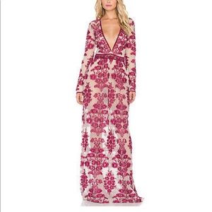 For Love & Lemons x FP Temecula Maxi Dress Lace Xs